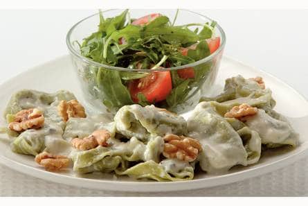 Tortelloni met roquefortsaus