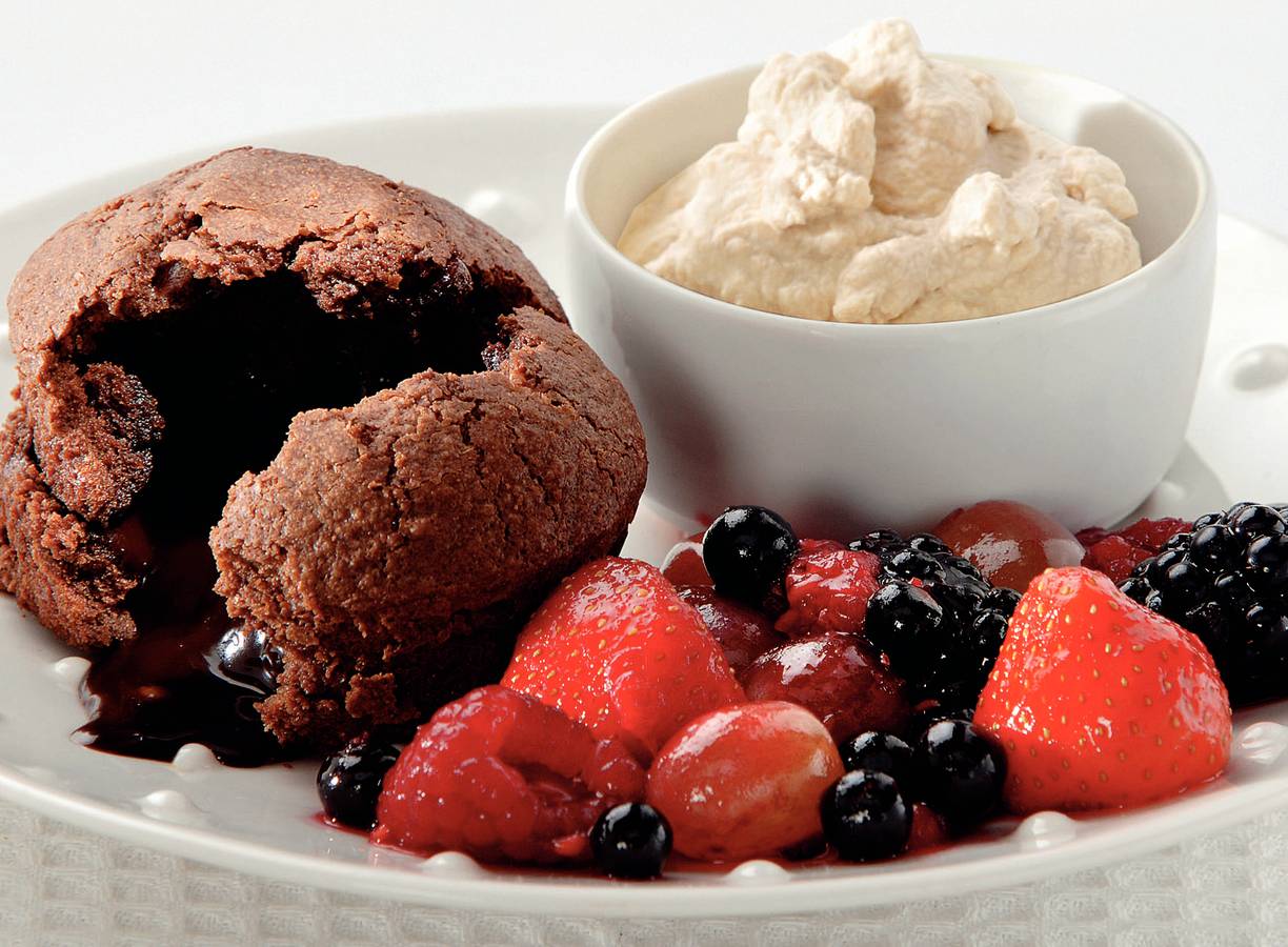 Smeltende chocoladecakejes