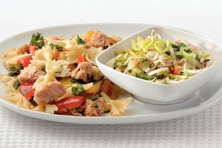 Pasta in tonijn-peterseliesaus