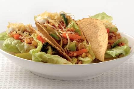 Vega-taco's met kaas