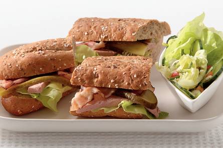 Franse maaltijdsandwich met paté