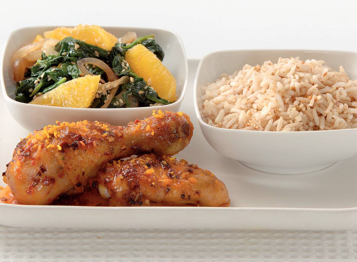 Kip piri piri met sinaasappel