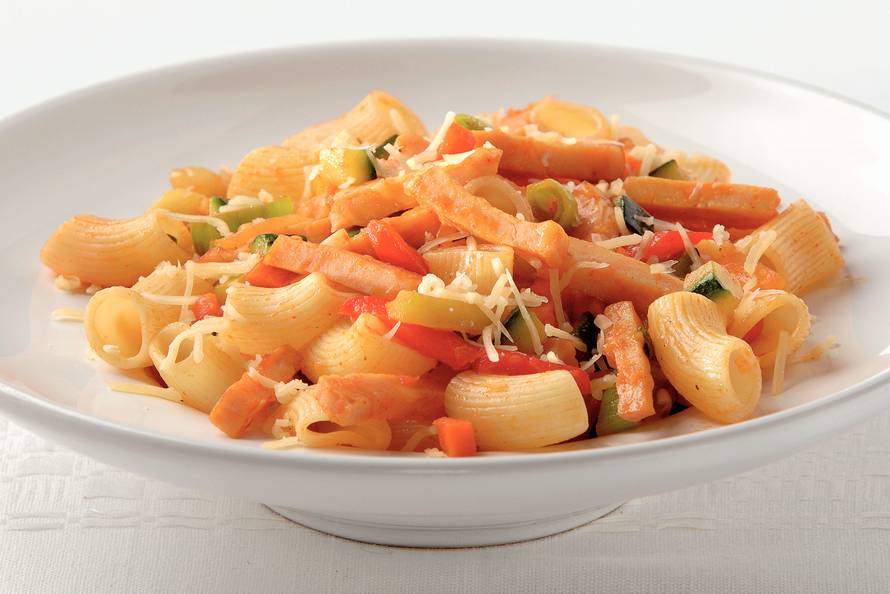 kip met macaroni