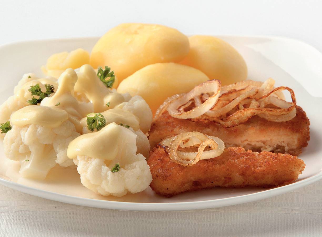 Bloemkool met mosterdkaassaus