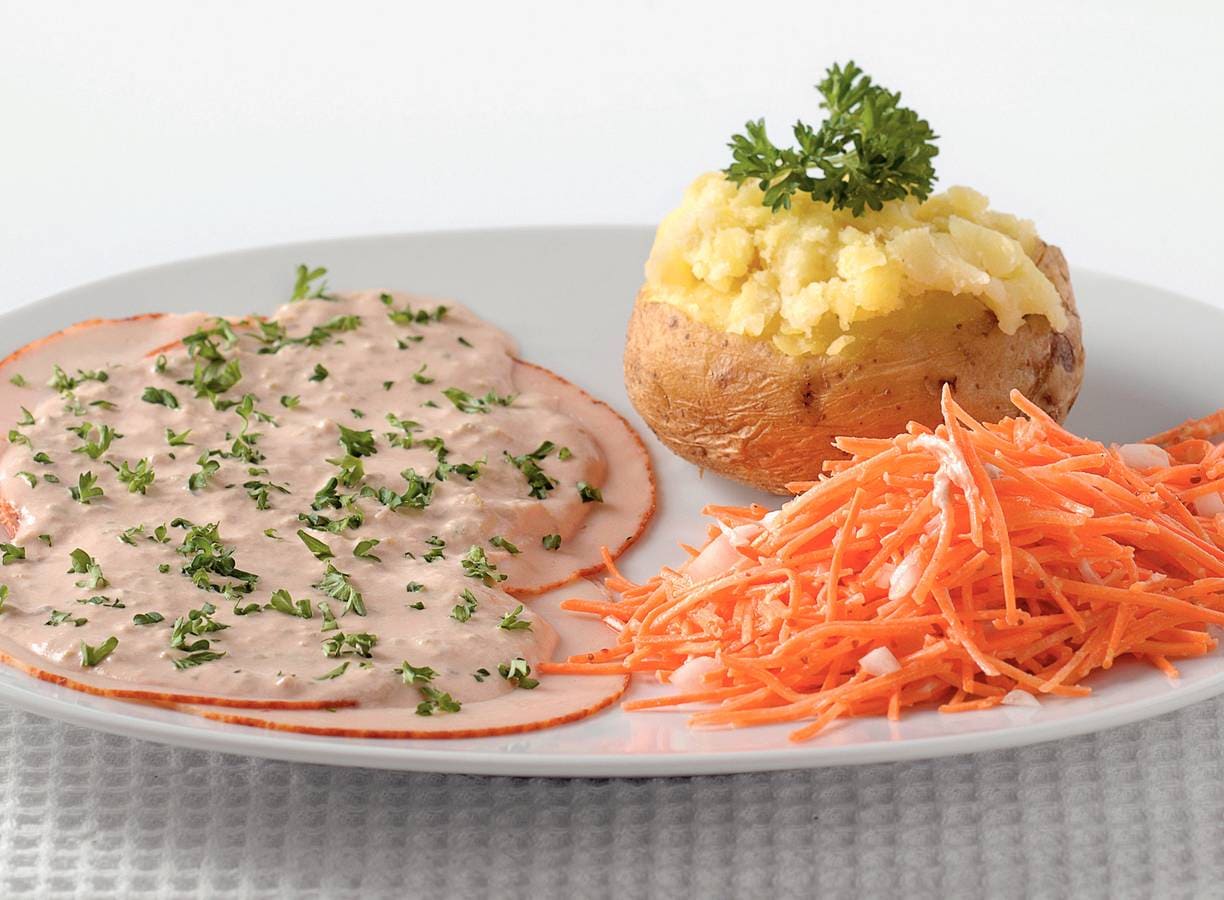 Pollo tonato met frisse salade