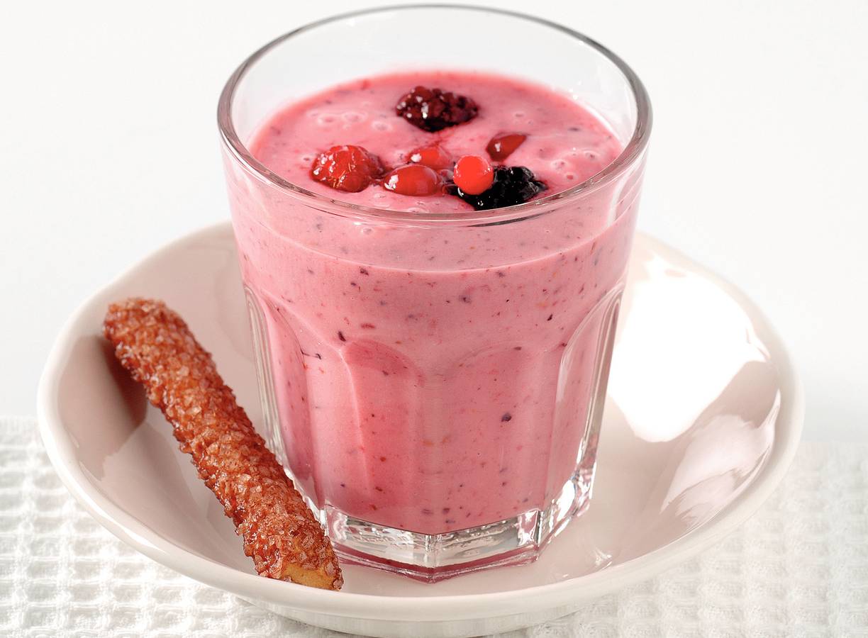 Zomerfruit-vanillesmoothie