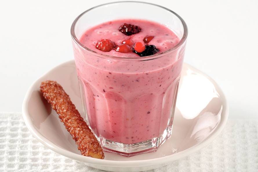 Zomerfruit Vanillesmoothie Recept Allerhande Albert Heijn