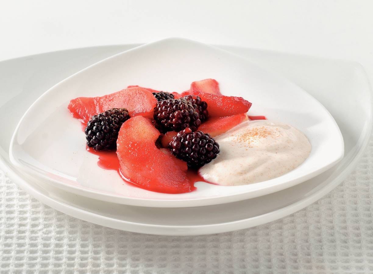 Warme fruitsalade