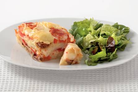 Gratin van knolselderij en Port Salut