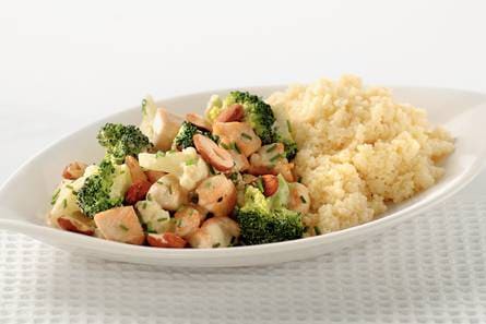 Bloemkool-broccolicurry met kip