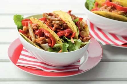 Taco's met bonen gehaktsaus