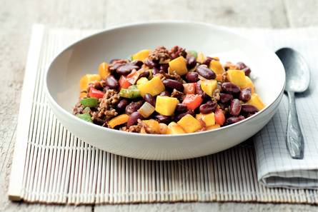 Chili con carne met mango