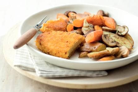 Kipschnitzels met Italiaanse groenteschotel