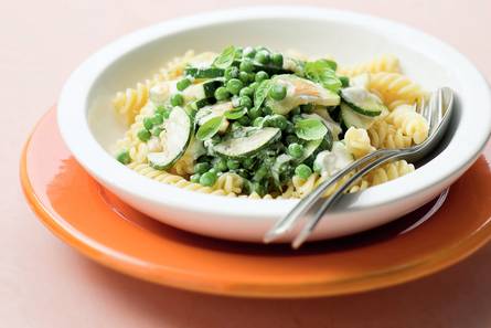 Pasta met courgette roomsaus