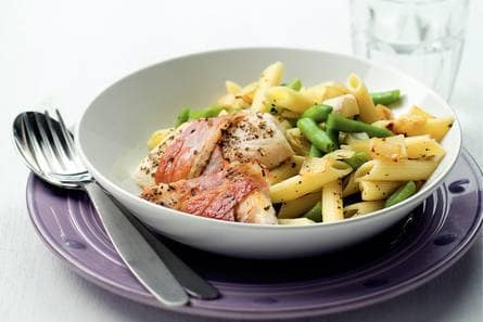Italiaanse tilapiafilet met pasta