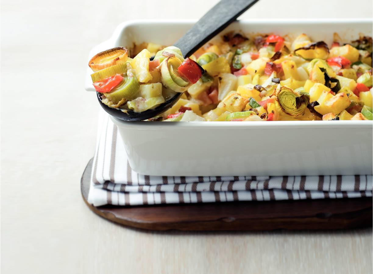 Aardappel-ananasschotel