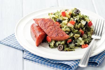Pittige mediterrane boerenkoolstamppot