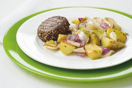 Geroosterde pepersteaks met witlof uit de wok