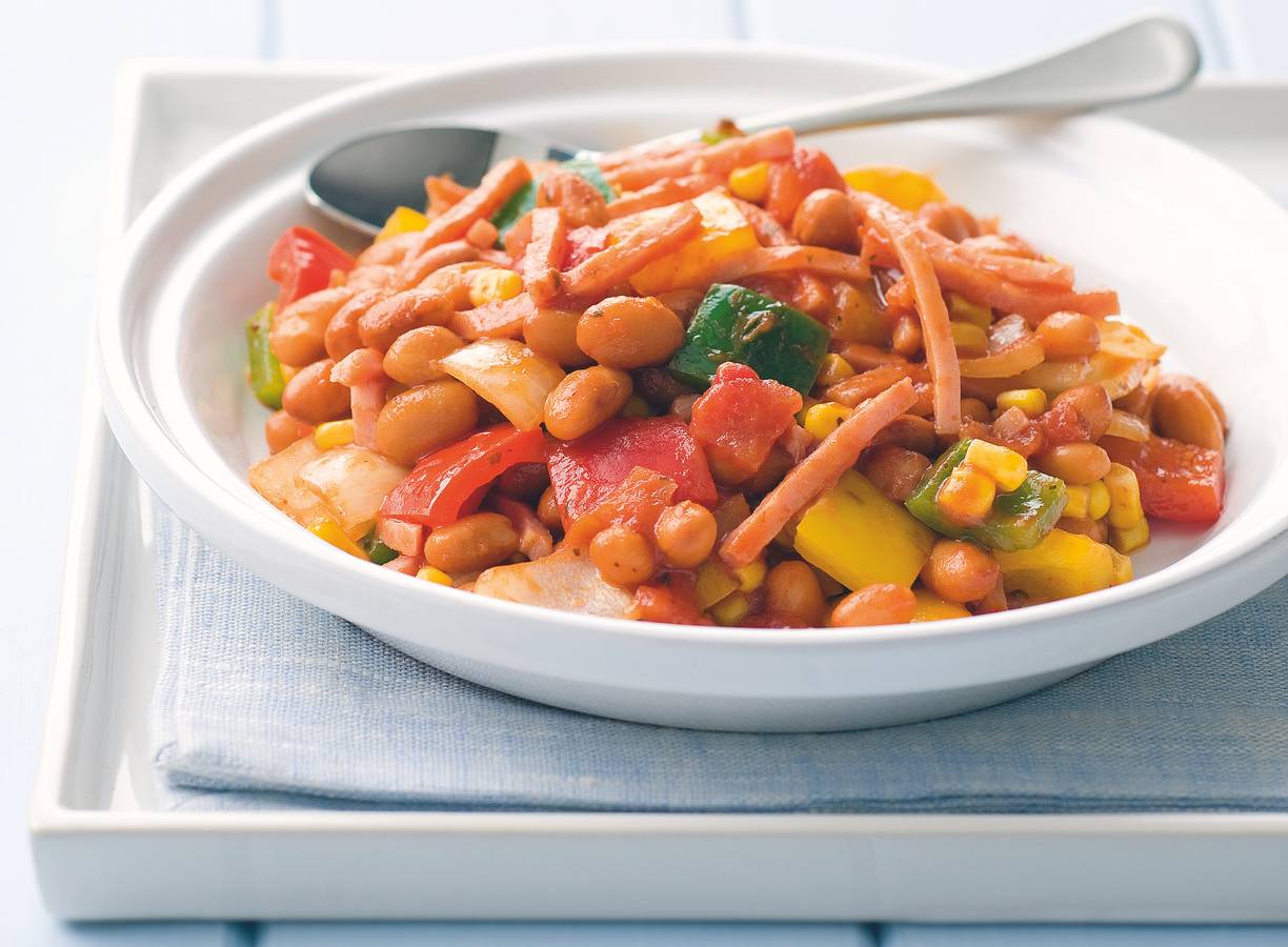 Chili con carne met ham