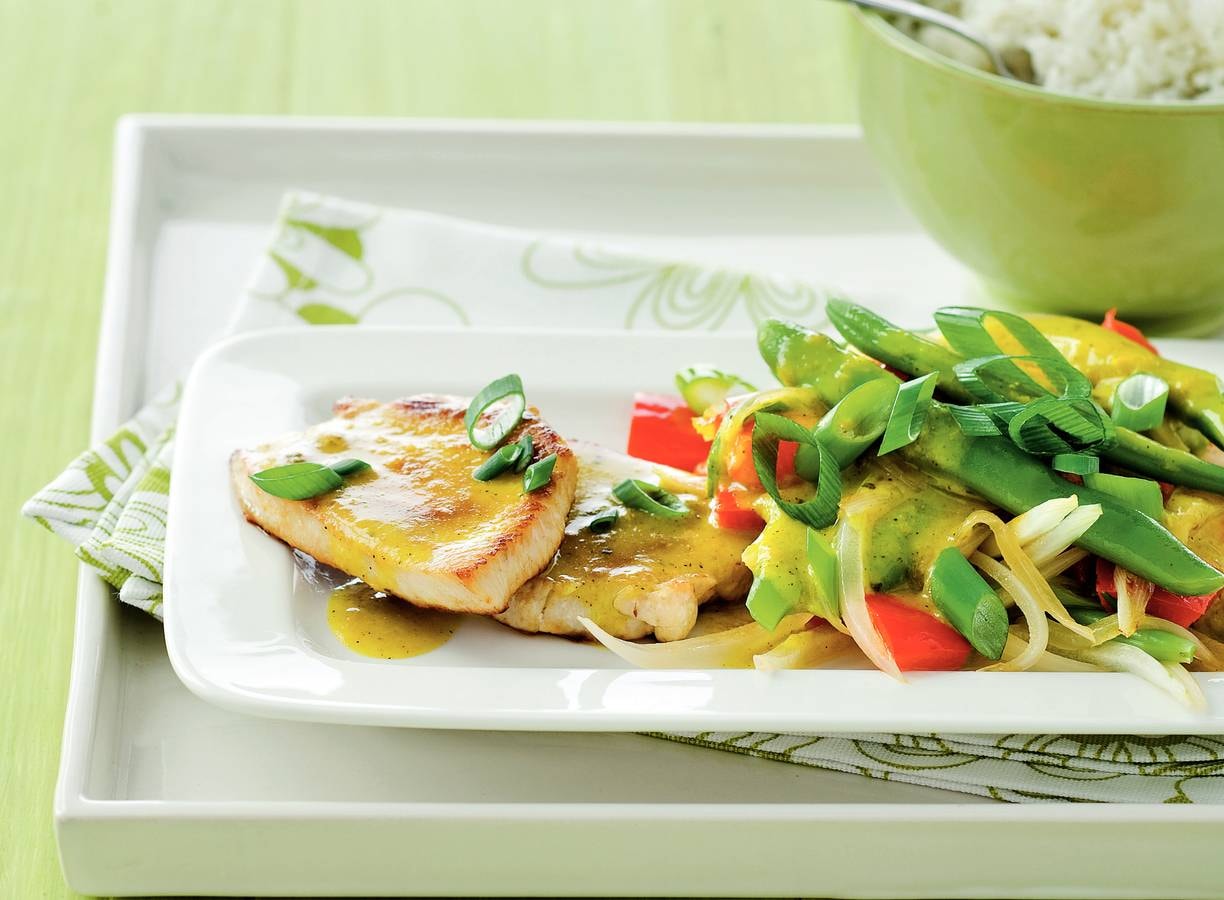 Pikante curry met bosui