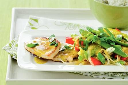 Pikante curry met bosui