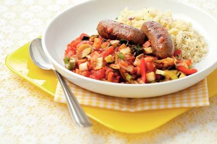 Toscaanse worstjes met couscous