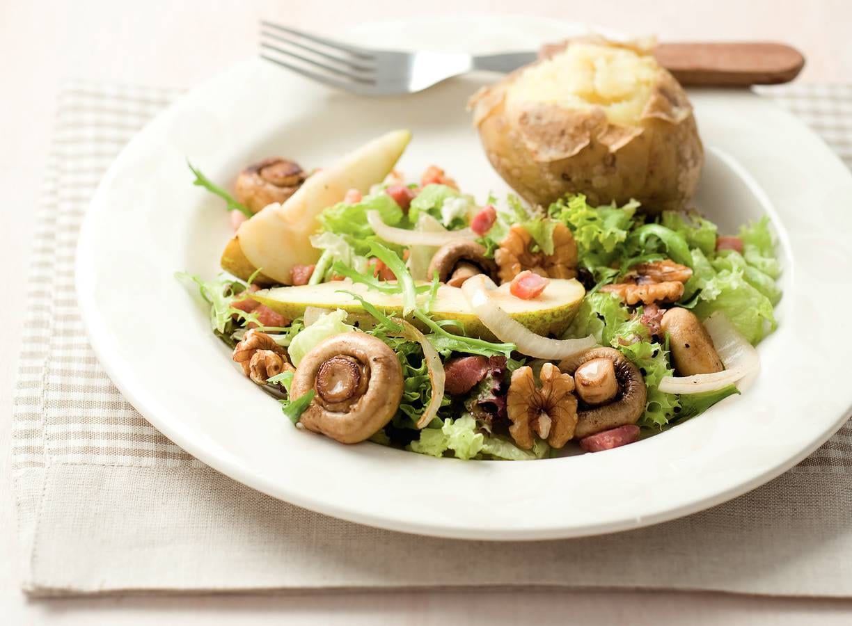 Herfstsalade met peer