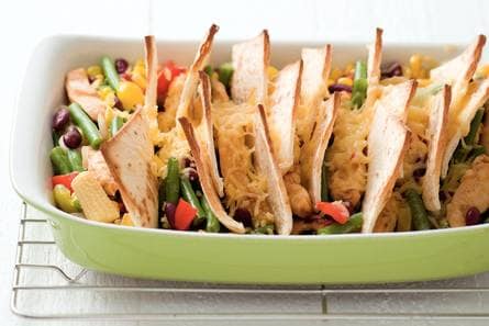 Mexicaanse groenteschotel met kip