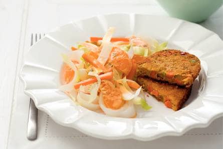 Witlofsalade met groenteschijf