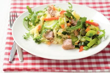 Italiaanse stamppot met tonijn