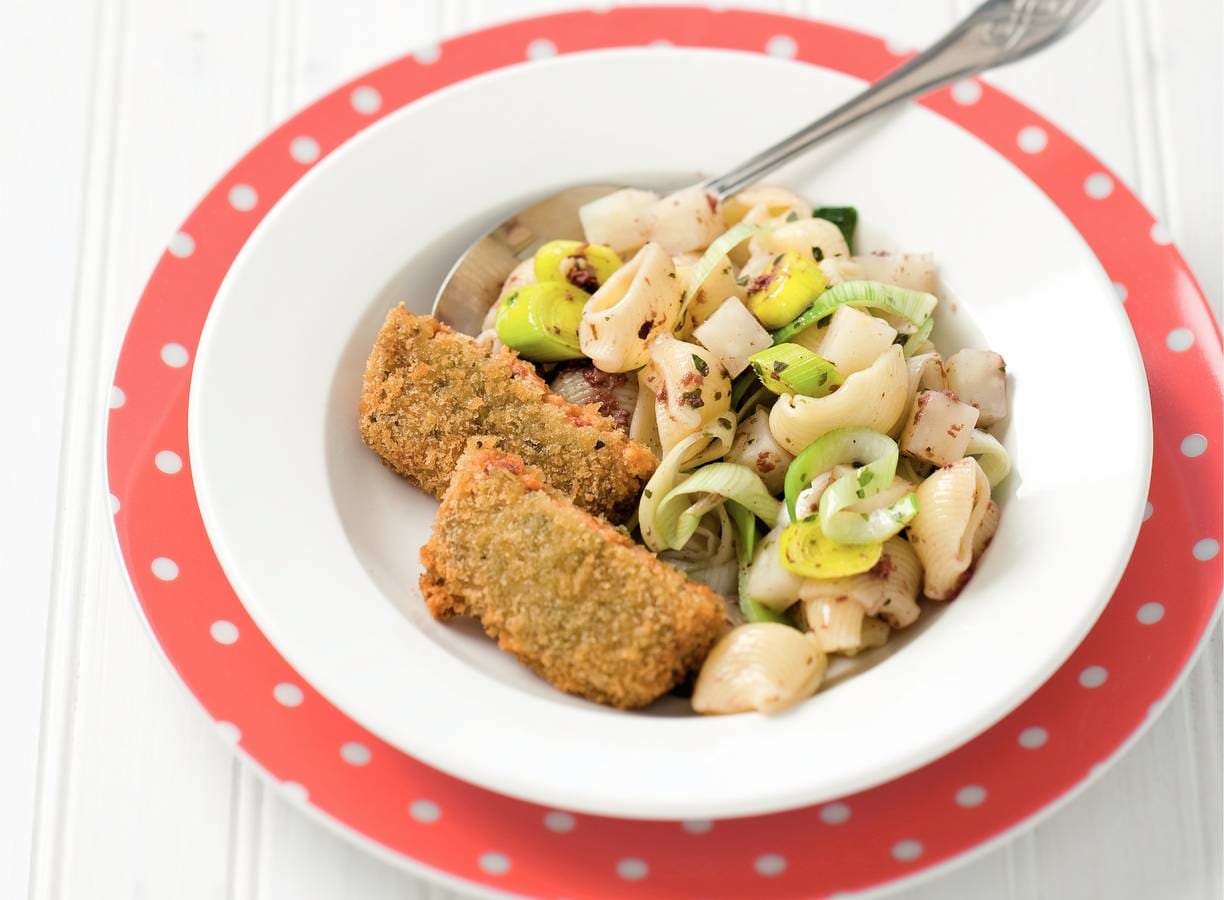 Wintergroentepasta met Toscaanse carré