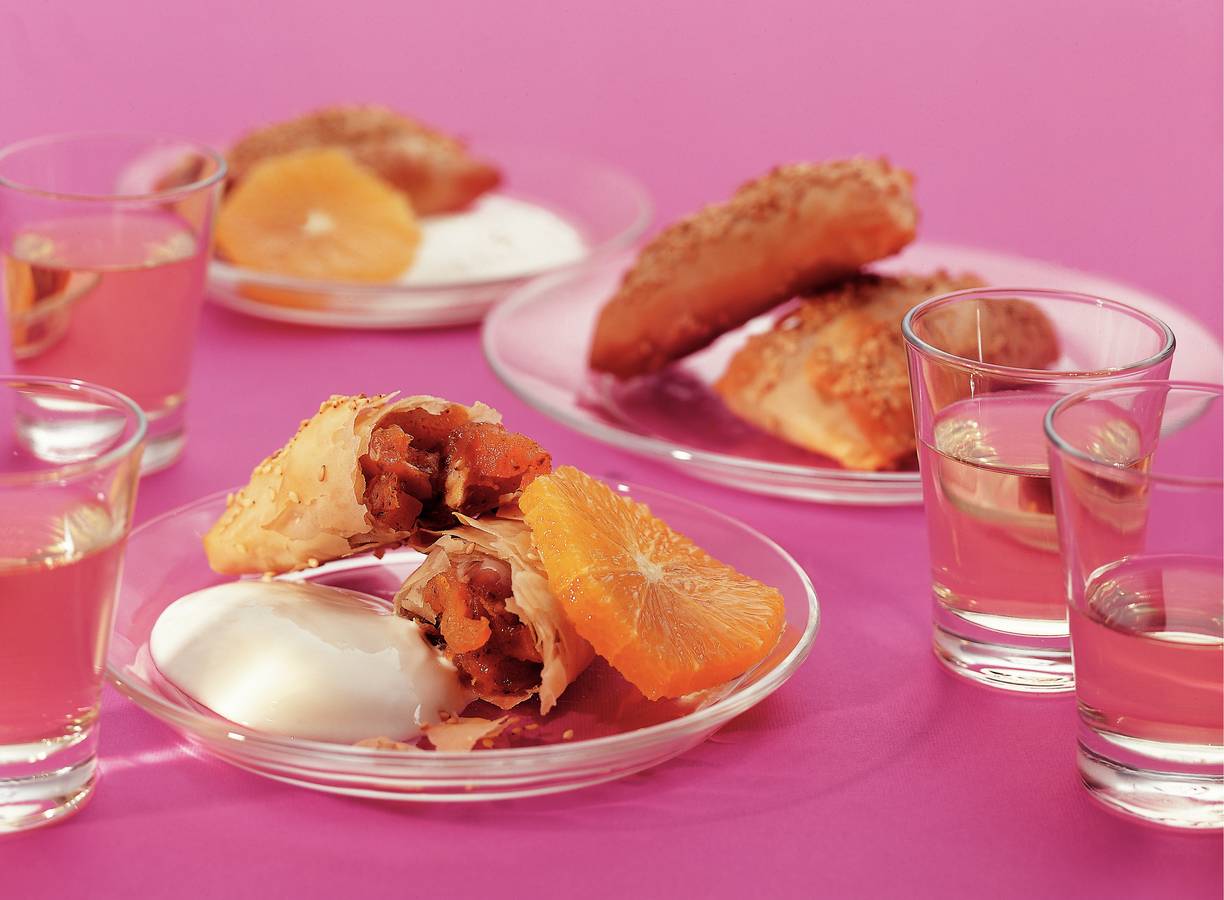 Dadelflapjes met Griekse yoghurt