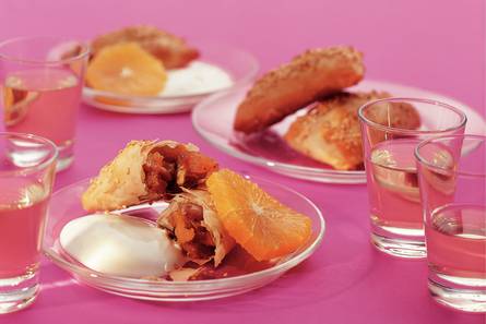 Dadelflapjes met Griekse yoghurt