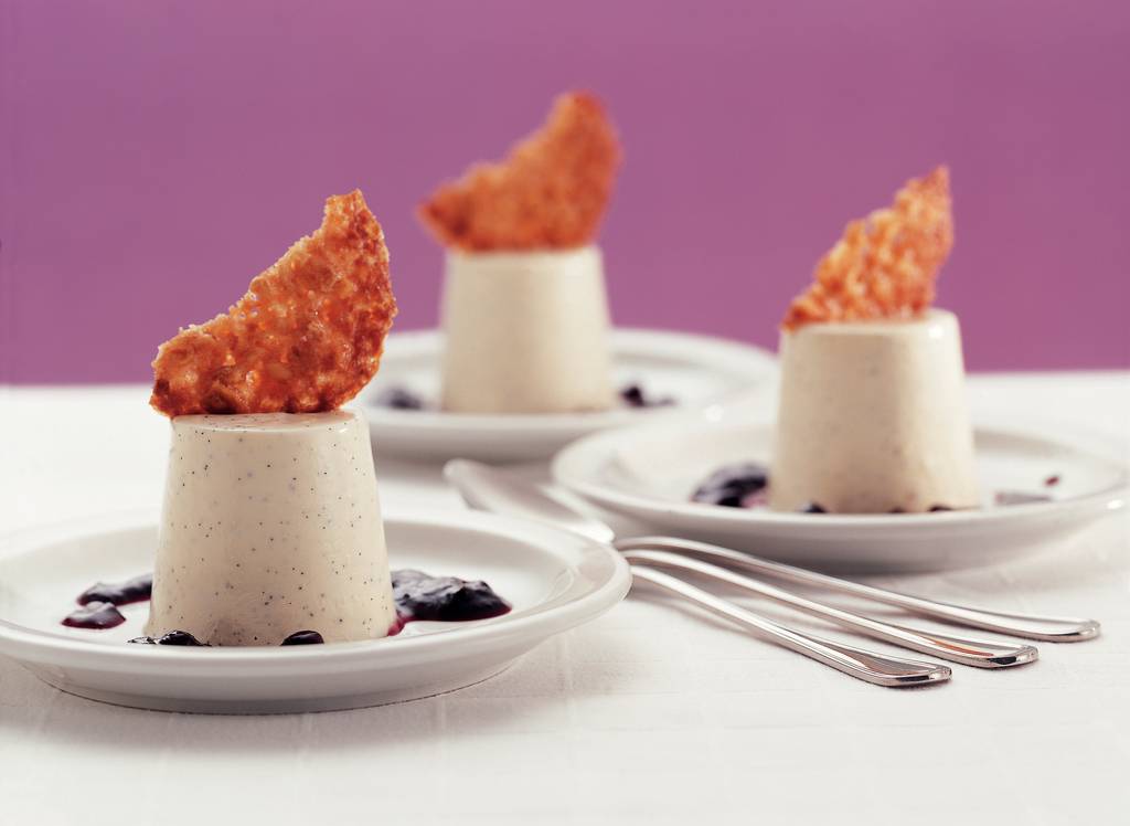 Panna cotta uit vorm halen