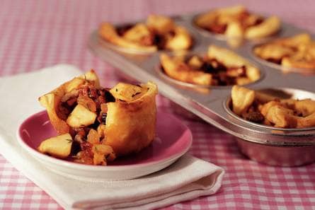 Kruidige mini-appeltaartjes