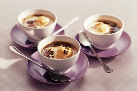 Roomijs met espresso en gember
