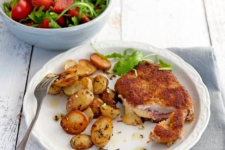 Cordon bleu met krieltjes
