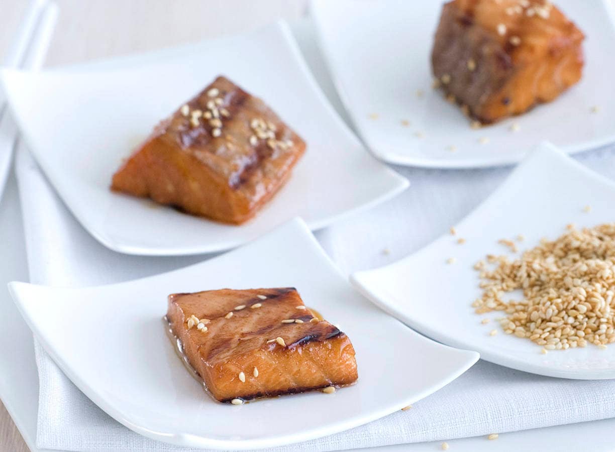 Zalm teriyaki