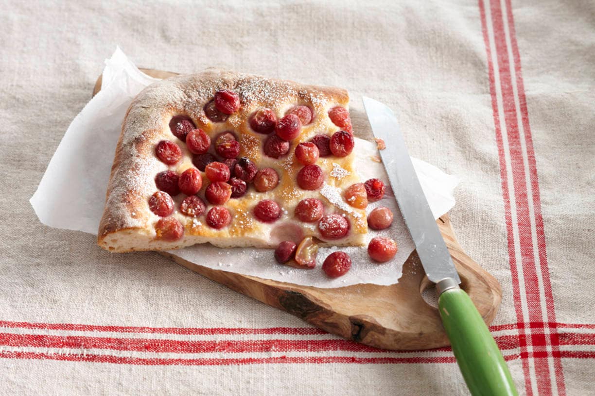 Schiacciata met druiven van Maria