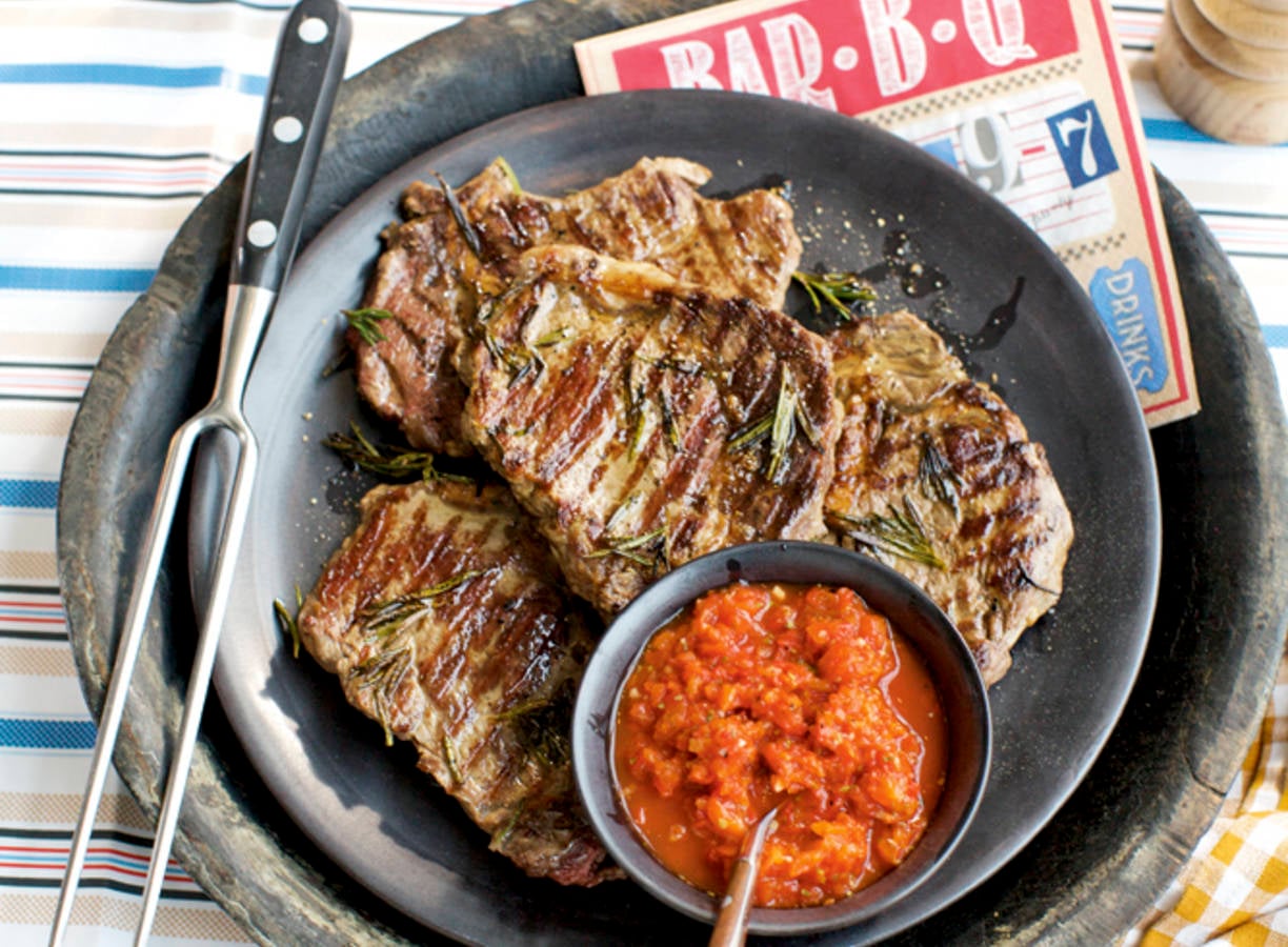 Gemarineerde ribeye