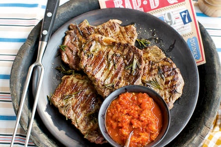 Gemarineerde ribeye