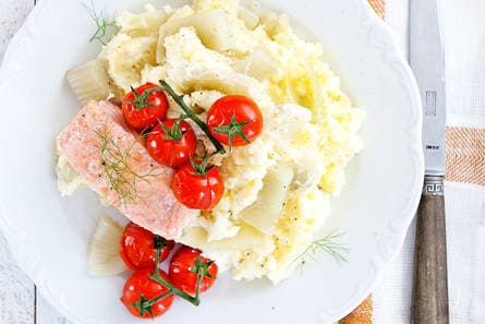 Venkelstamp met zalm