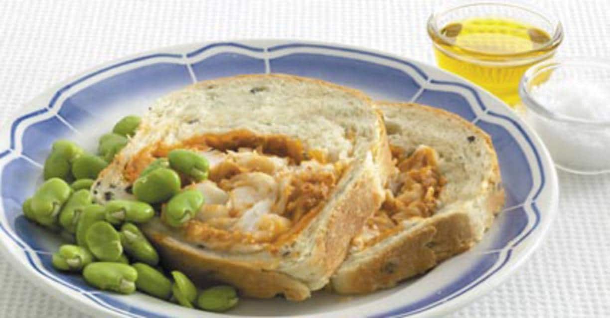 Mediterraan kabeljauwbrood