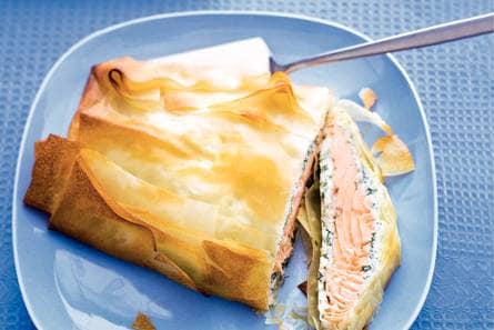 Zalm in filodeeg