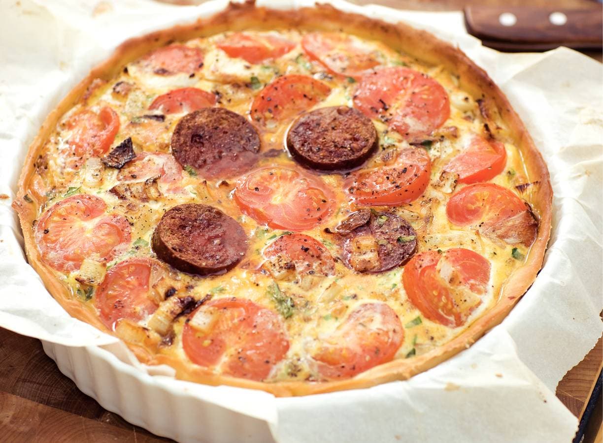 Spaanse tomatentaart