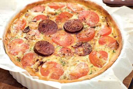 Spaanse tomatentaart