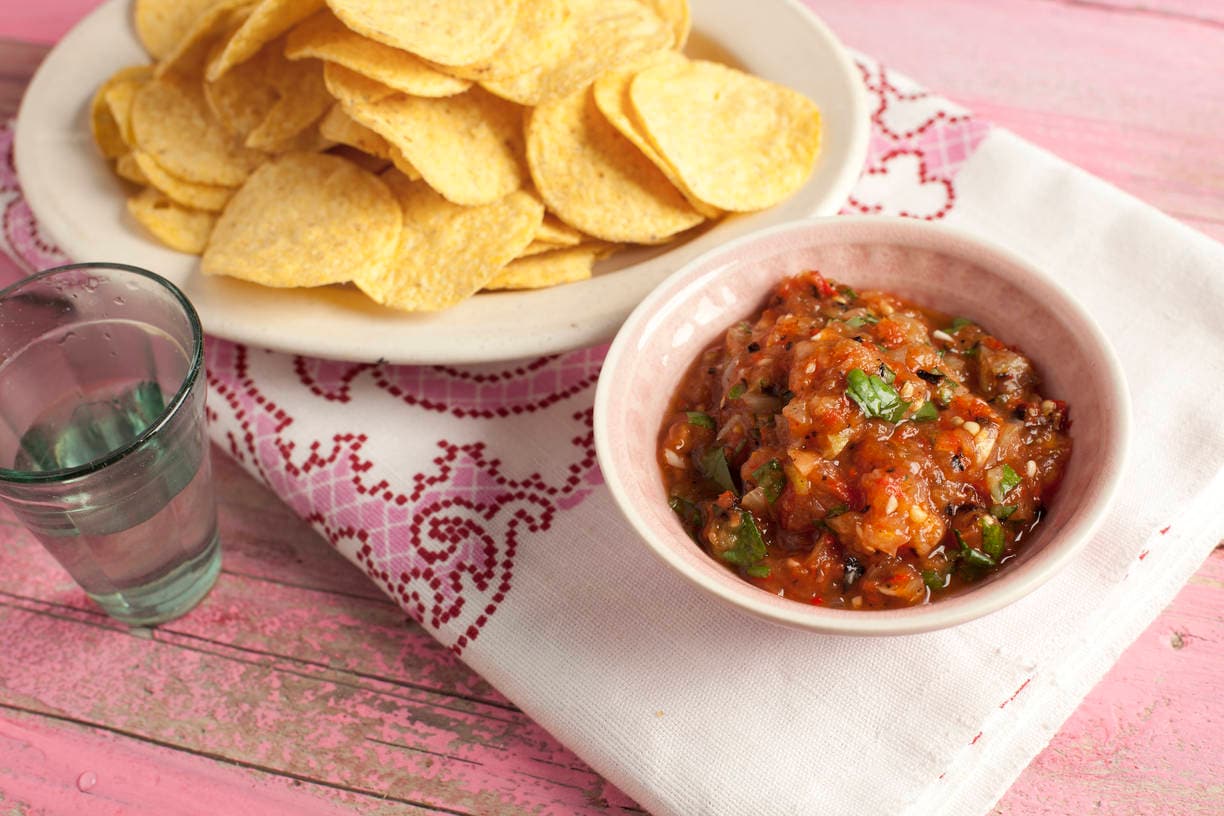 Geroosterde tomatensalsa