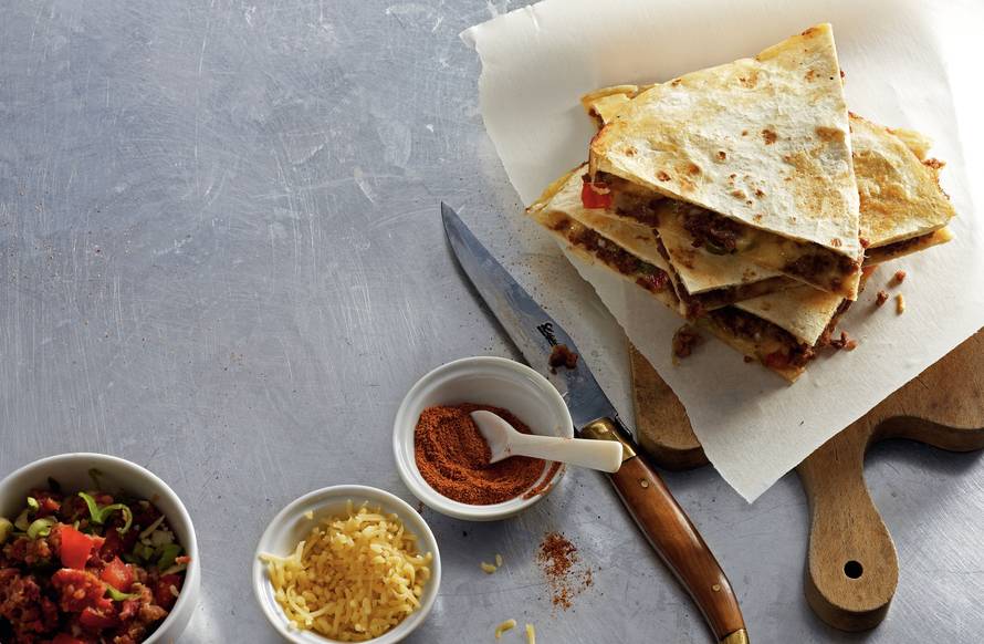 Quesadilla met gehakt Recept Allerhande Albert Heijn