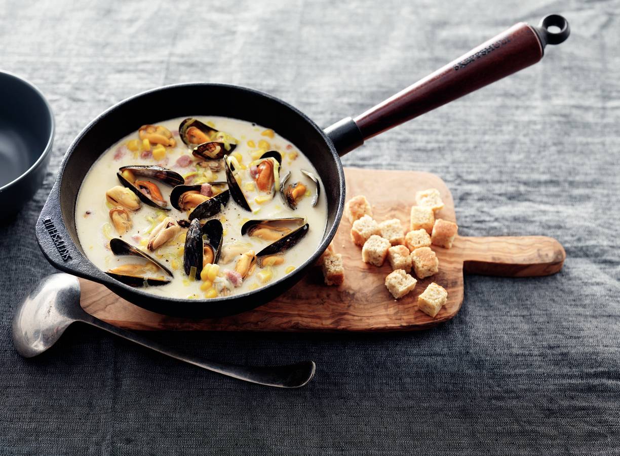 Chowder Amerikaanse mosselsoep