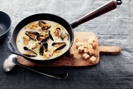 Chowder Amerikaanse mosselsoep
